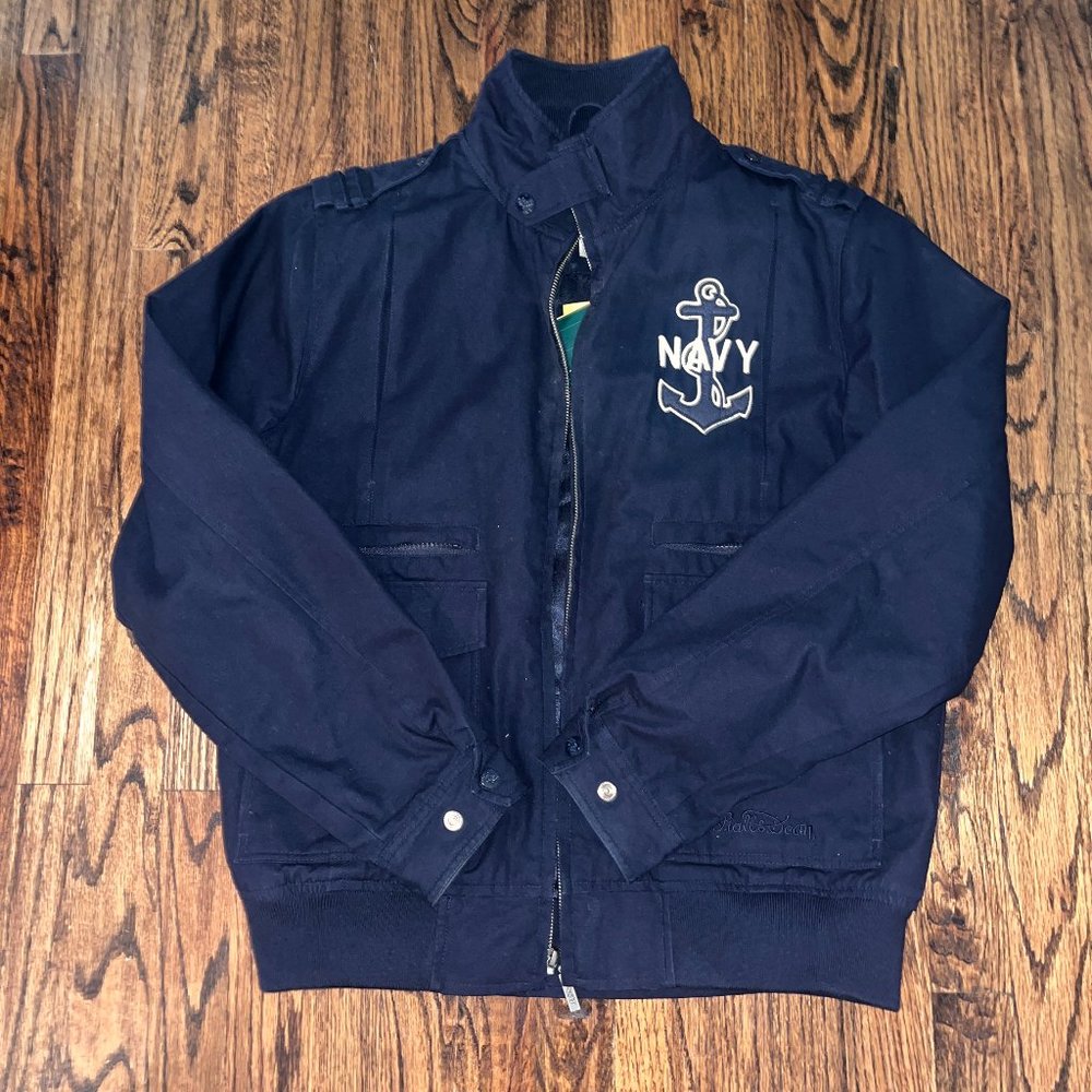 Stall and Dean NAVY Jacket - TAGS ON